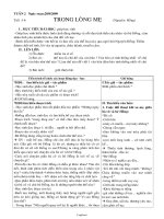 Đề kiểm tra cuối học kì II môn: Khoa học - Khối 4 năm học: 2014 - 2015 thời gian: 40 phút (khụng kể thời gian phát đề)