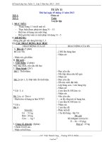 Giáo án Tổng hợp lớp 2 - Năm 2012 - 2013 - Tuần 11