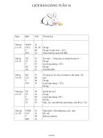 Bài soạn các môn học khối 2 - Tuần 17 năm 2007