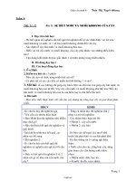 Giáo án lớp 6 môn học Sinh học - Tuần 6 - Tiết 11, 12 - Bài 11: Sự hút nước và muối khoáng của cây