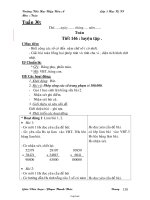 Giáo án Toán 3 tuần 30 - Trường Tiểu học Hiệp Hoà A