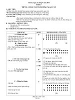 Giáo án Thể dục 3 tiết 9: Ôn đi vượt chướng ngại vật