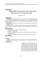 Giáo án Tự chọn Ngữ văn 8 - Chủ đề 4 + 5