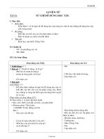 Giáo án Luyện từ 2 tiết 6: Từ chỉ đồ dùng học tập