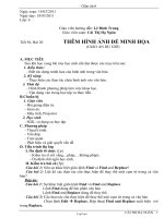 Giáo án dự giờ Tin học 6 Tiết 56, bài 20: Thêm hình ảnh để minh họa (t2)