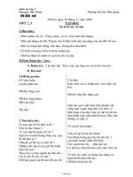 Giáo án Lớp 2 tuần 12 - Trường tiểu học Bắc Lũng