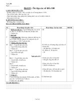 Giáo án Môn Toán 1 - Tuần 34