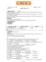 Giáo án Ngữ văn khối 8 tuần 29