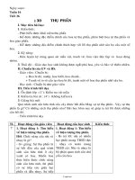 Giáo án lớp 6 môn Sinh học - Tuần 16 - Tiết 36 - Bài 30: Thụ phấn