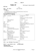 Giáo án các môn khối 2 - Tuần thứ 24 năm 2012