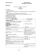 Thiết kế bài dạy tổng hợp lớp 2 - Tuần 21 - Trường tiểu học B Xuân Phú