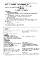 Giáo án các môn khối 2 - Trường Tiểu học Lê Hồng Phong - Tuần 32