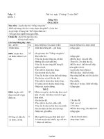 Giáo án môn học lớp 2 (buổi chiều) - Tuần học 15 năm 2007 - Tiếng Việt: Ôn luyện