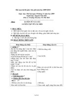 Bài soạn dự thi giáo viên giỏi năm học 2009 - 2010 môn Luyện từ và câu: Luyện tập về câu hỏi