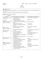 Giáo án môn Toán khối 2 năm 2007 - 2008 - Tiết 36: 36 + 15