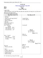 Giáo án Tổng hợp lớp 2 - Năm 2012 - 2013 - Tuần 18