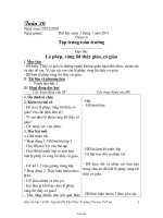 Giáo án lớp 1 - Nguyễn Thị Thu Thuỷ - Tuần 20