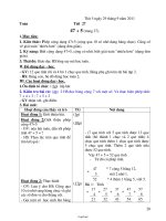 Bài soạn các môn lớp 2 - Tuần 7 năm 2011