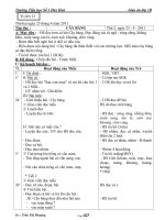 Giáo án Tổng hợp lớp 1 - Tuần 33 - Trường Tiểu học Số 1 Duy Hoà