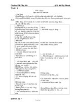 Giáo án giảng dạy môn lớp 1 - Tuần 8 - Trường TH Thọ Lộc