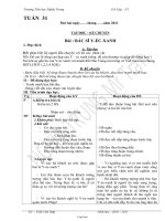 Giáo án Lớp 3 Tuần 31 - Trường Tiểu học Nghĩa Trung