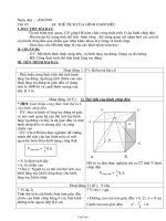 Giáo án Hình học 6 - Tiết 65: Thể tích của hình chóp đều