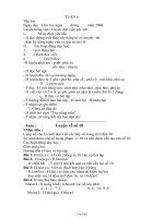 Kế hoạch bài dạy khối 1 (chuẩn kiến thức kĩ năng) - Tuần 6