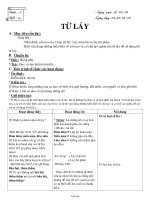 Bài giảng môn học Ngữ văn lớp 7 - Tuần 3 - Tiết 11: Từ láy