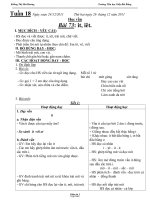 Giáo án tổng hợp khối 1 - Tuần 18 - Khổng Thị Mai Hương