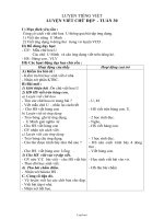 Giáo án dạy học Tuần 30 Lớp 3