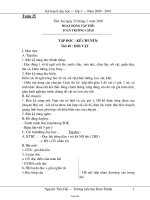 Kế hoạch dạy học - Lớp 3 Tuần 25 - Trường tiểu học xã Kiên Thành