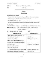 Giáo án dạy khối 1 - Tuần 26 - Trường tiểu học Chu Điện 2