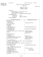 Kế hoach bài dạy môn học lớp 1 - Trường Tiểu học Phường 5 TX Bạc Liêu - Tuần 4