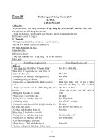 Giáo án Khối 1 Tuần 30