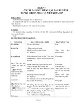 Giáo án Hát nhạc 3 tiết 28: Ôn tập bài hát: tiếng hát bạn bè mình Tập kẻ khuôn nhạc và viết khoá son