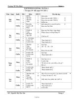 Kế hoạch giảng dạy các môn lớp 2 - Tuần 3 - Trường TH Tân Định