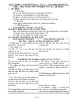 Giáo án Vật lí lớp 6 - Tiết 22 - Bài 19: Sự nở vì nhiệt của chất lỏng