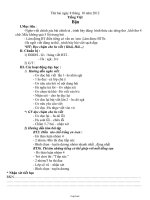 Giáo án lớp 3 Tuần 7 năm học 2012