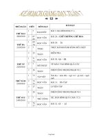 Kế hoạch giảng dạy lớp 1 - Tuần 7