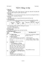 Giáo án Toán 4 Tiết 8: Hàng và lớp