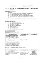 Giáo án lớp 6 Vật lí - Tuần 22 - Tiết 22 - Bài 19: Sự nở vì nhiệt của chất lỏng (tiếp)