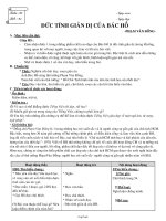 Bài giảng môn học Ngữ văn lớp 7 - Tuần 26 - Tiết 93: Đức tính giản dị của Bác Hồ (Tiếp)