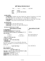 Giáo án Toán 1 tuần 11 bài: Luyện tập chung