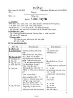 Bài soạn Tổng hợp các môn khối 1 - Tuần 24