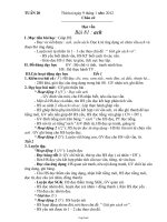 Kế hoạch bài dạy khối 1 - Tuần 20