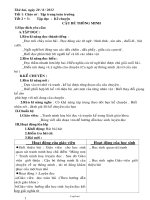 Giáo án lớp 3 Tuần 1 năm 2012