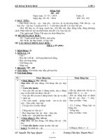 Giáo án giảng dạy môn khối 1 - Tuần 21 năm 2014