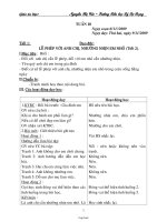 Giáo án giảng dạy môn khối 1 - Tuần 10 - Trường Tiểu học Lý Tự Trọng