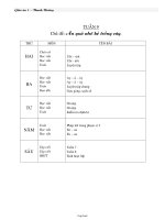 Giáo án Tổng hợp môn học lớp 1 - Tuần 9
