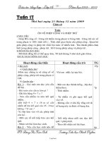 Giáo án Lớp 1 Tuần 16 - Trường TH Lê Thị Hồng Gấm